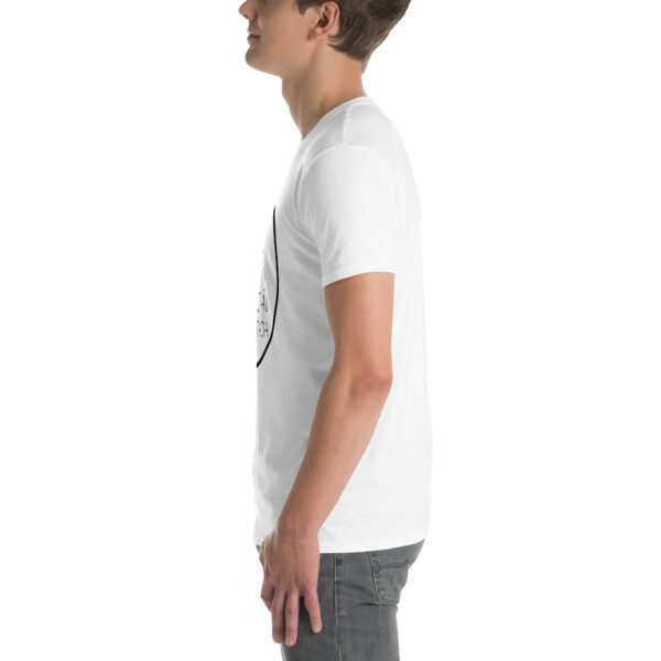 Camiseta unissex com mangas curtas